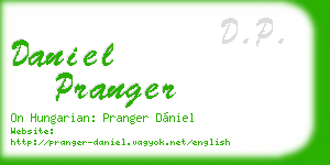 daniel pranger business card