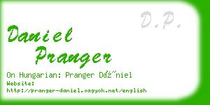 daniel pranger business card